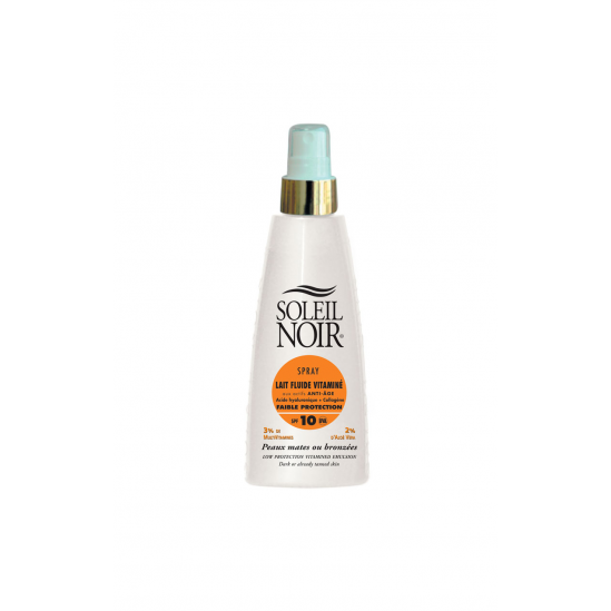 Soleil noir spray lait fluide vitaminée SPF10 150ml