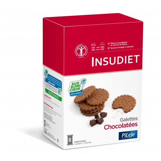 Insudiet galettes chocolatées 288g