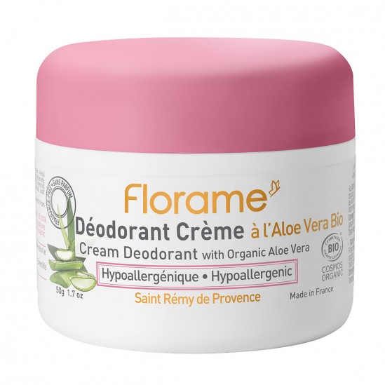 Florame déodorant crème hypoallergénique 50g