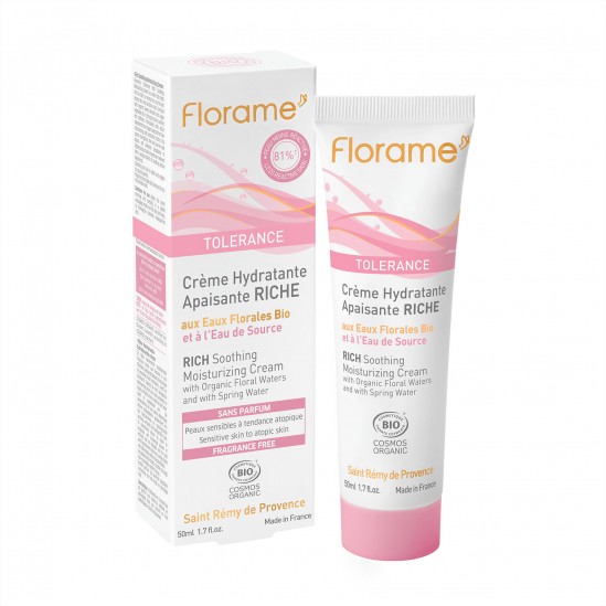 Florame crème hydratante apaisante riche 50ml