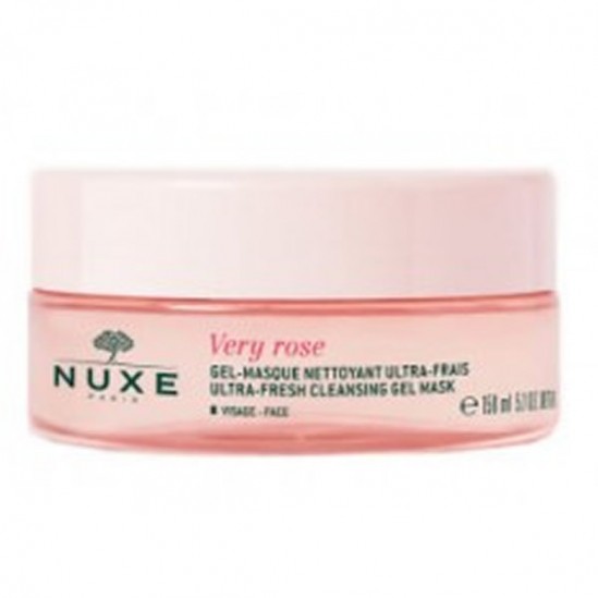 Nuxe very rose gel masque nettoyant visage 150ml