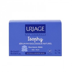 Uriage isophy sérum physiologique 18 unidoses