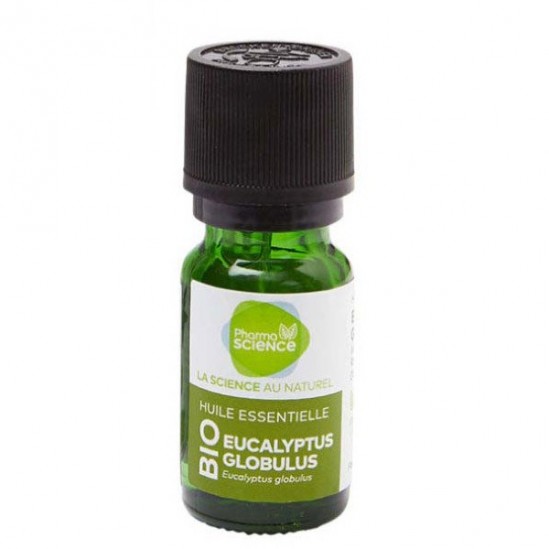 Pharmascience eucalyptus globulus bio huile essentielle 10ml Pharmascience eucalyptus globulus bio huile essentielle 10ml