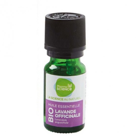 Pharmascience lavande officinale bio huile essentielle 10ml Pharmascience lavande officinale bio huile essentielle 10ml