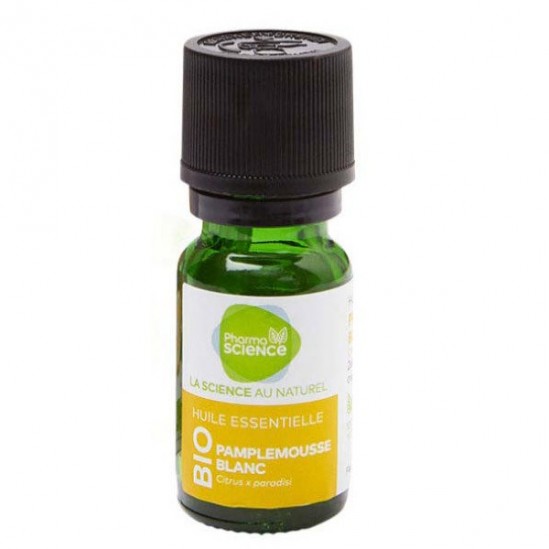 Pharmascience pamplemousse blanc bio huile essentielle 10ml Pharmascience pamplemousse blanc bio huile essentielle 10ml