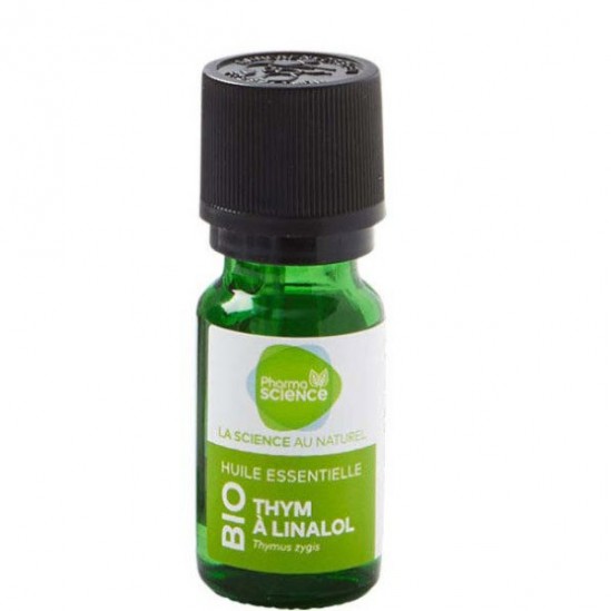 Pharmascience thym à linalol bio huile essentielle 5ml Pharmascience thym à linalol bio huile essentielle 5ml