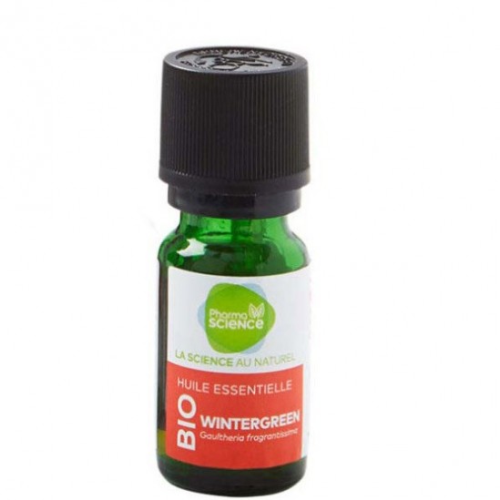 Pharmascience wintergreen bio huile essentielle 10ml Pharmascience wintergreen bio huile essentielle 10ml