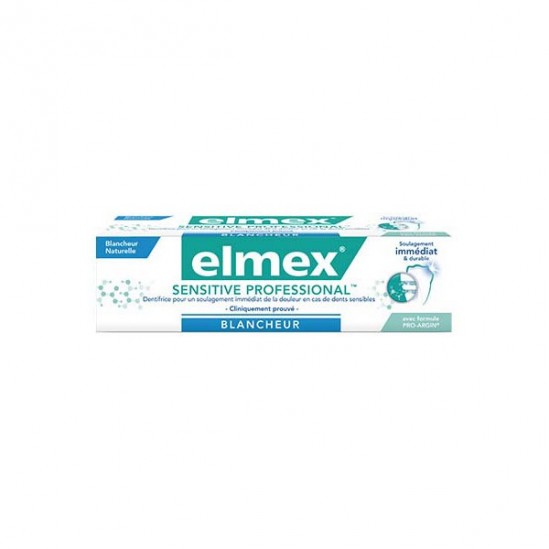 Elmex sensitive professional dentifrice blancheur 75ml Elmex sensitive professional dentifrice blancheur 75ml