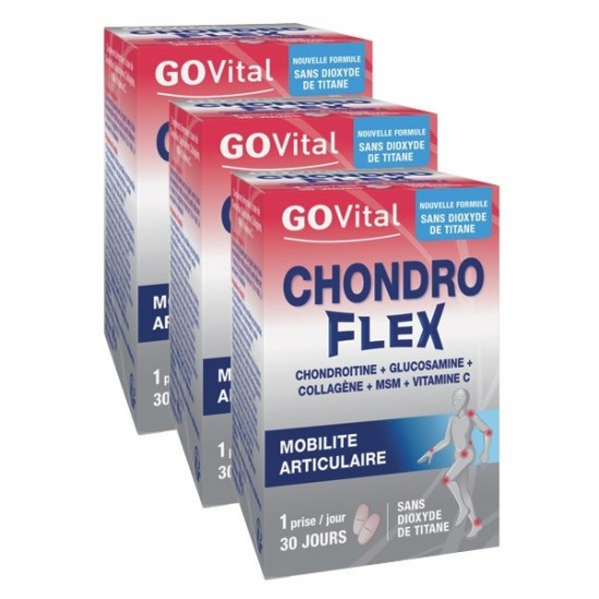 Govital chondroflex mobilité articulaire 3 x 60 comprimés Govital chondroflex mobilité articulaire 3 x 60 comprimés