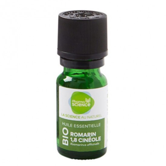 Pharmascience romarin 1,8 cinéole  huile essentielle 10ml Pharmascience romarin 1,8 cinéole  huile essentielle 10ml