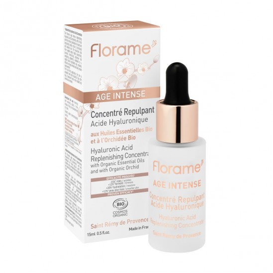 Florame concentré repulpant acide hyaluronique 15ml Florame concentré repulpant acide hyaluronique 15ml