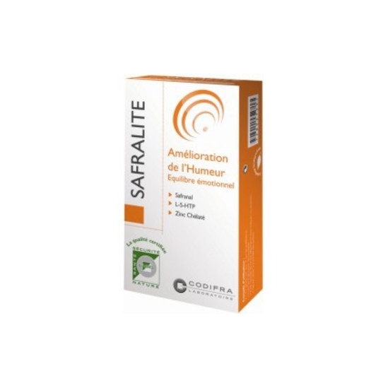 Safralite 15mg 28 gélules