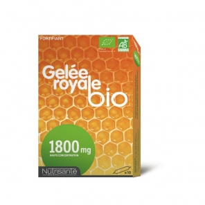 Nutrisanté gelée royale bio 10 ampoules