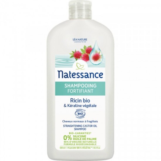 Natessance shampooing fortifiant ricin bio 500ml Natessance shampooing fortifiant ricin bio 500ml