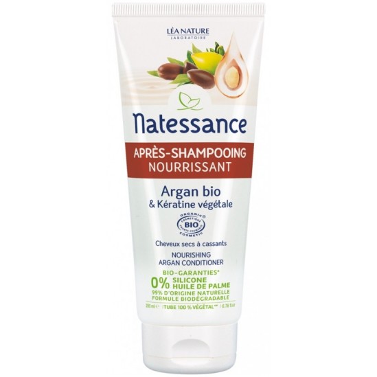 Natessance après-shampooing nourrissant argan bio 200ml Natessance après-shampooing nourrissant argan bio 200ml