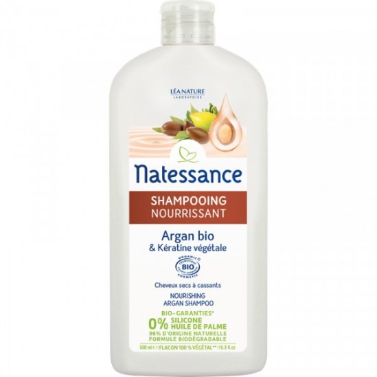 Natessance shampooing nourrissant argan bio 500ml Natessance shampooing nourrissant argan bio 500ml