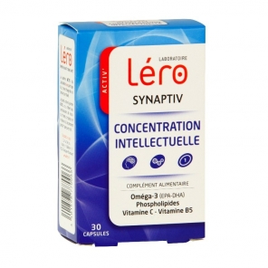 Léro synaptiv concentration intellectuelles 30 capsules