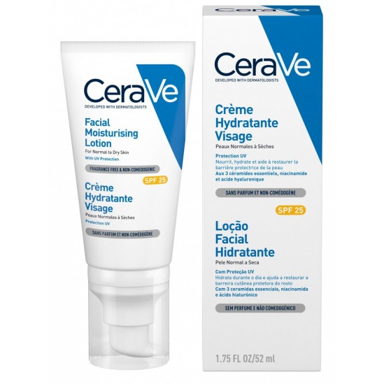 Cerave lotion visage jour spf25 52ml Cerave lotion visage jour spf25 52ml
