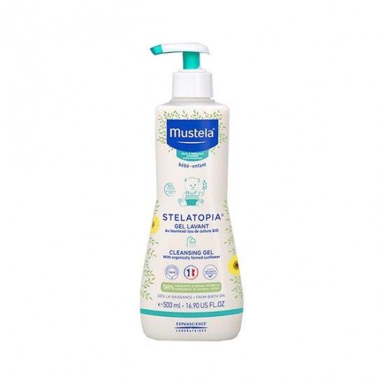 Mustela gel lavant stelatopia au tournesol bio 500ml Mustela gel lavant stelatopia au tournesol bio 500ml
