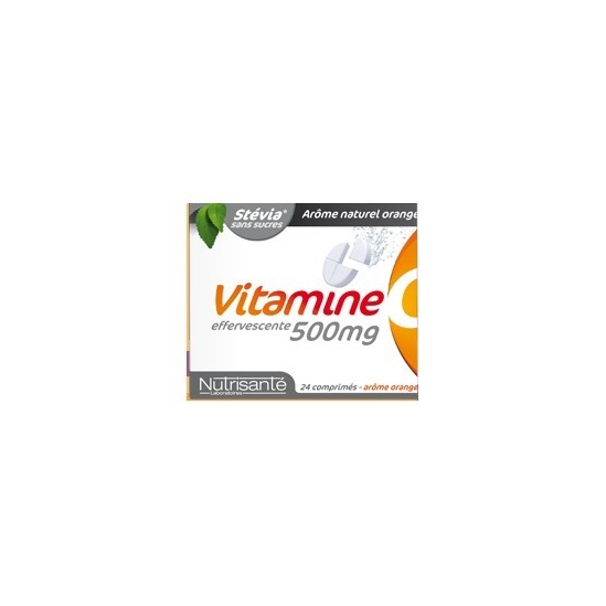 Nutrisanté vitamine c 500mg 24 comprimés effervescents