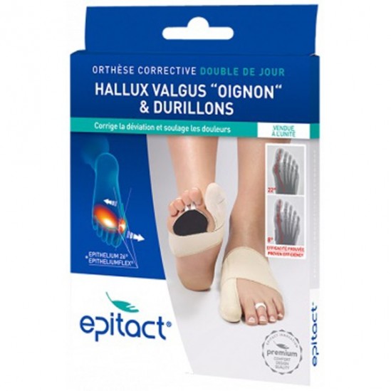 Epitact orthèse corrective double hallux valgus gauche taille S Epitact orthèse corrective double hallux valgus gauche taille S