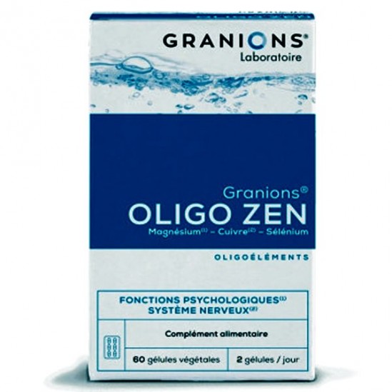 Granions oligo zen 60 gélules 34g Granions oligo zen 60 gélules 34g