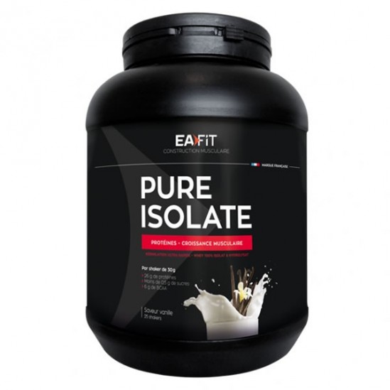 Eafit Pure Isolate Vanille 750g Eafit Pure Isolate Vanille 750g