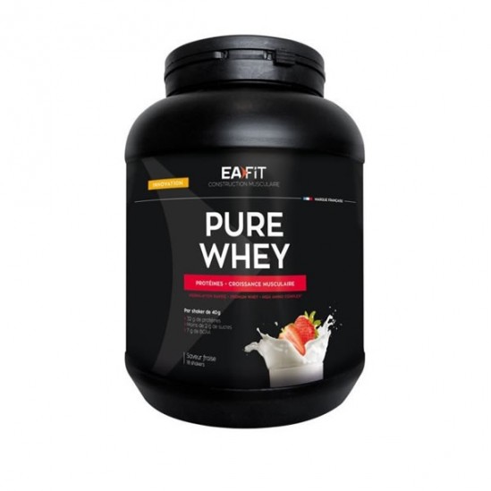 Eafit pure whey fraise 750g Eafit pure whey fraise 750g