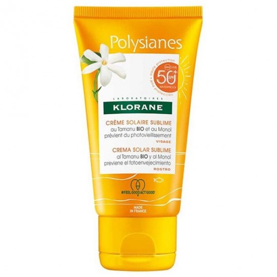 Klorane polysianes crème solaire sublime spf50 50ml Klorane polysianes crème solaire sublime spf50 50ml