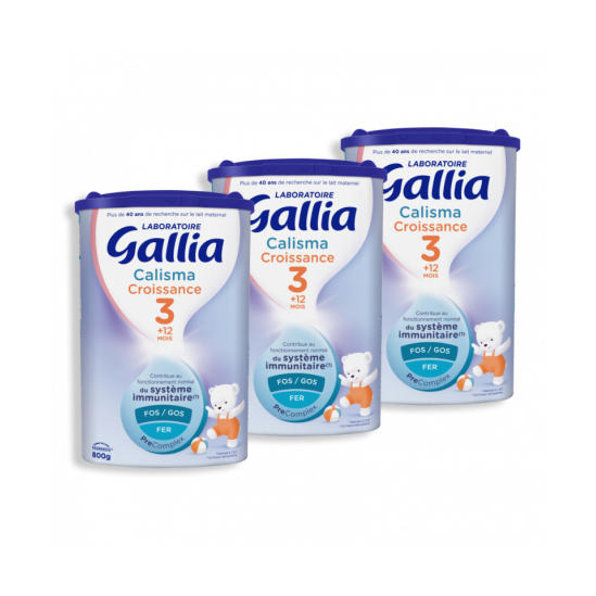 Gallia calisma croissance lot x3 800g Gallia calisma croissance lot x3 800g
