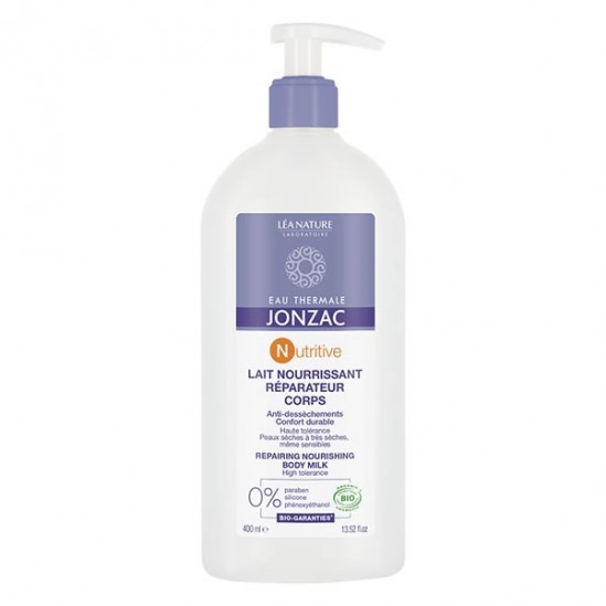 Eau thermale jonzac nutritive lait nourrissant réparateur bio 400ml Eau thermale jonzac nutritive lait nourrissant réparateur bio 400ml