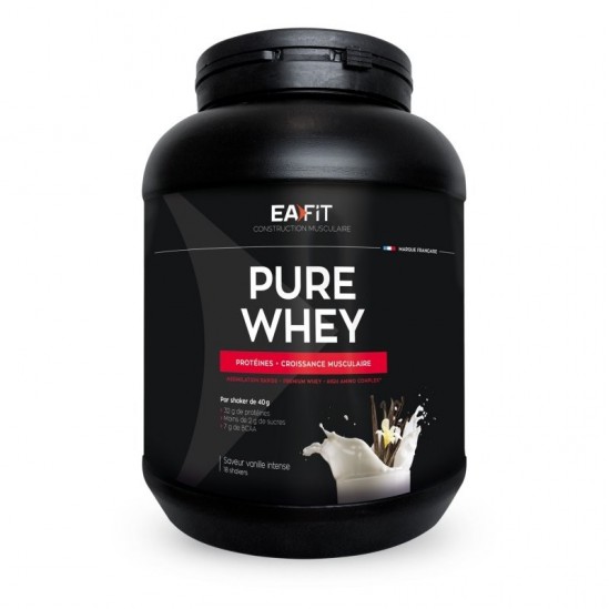 Eafit pure whey vanille intense 750g Eafit pure whey vanille intense 750g