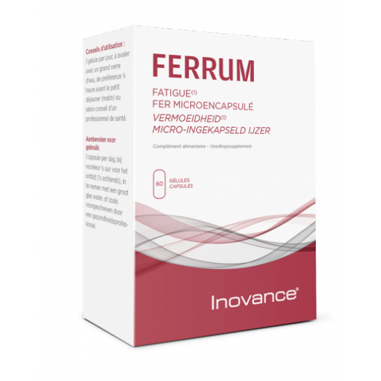 Ysonut inovance ferrum 60 gélules Ysonut inovance ferrum 60 gélules