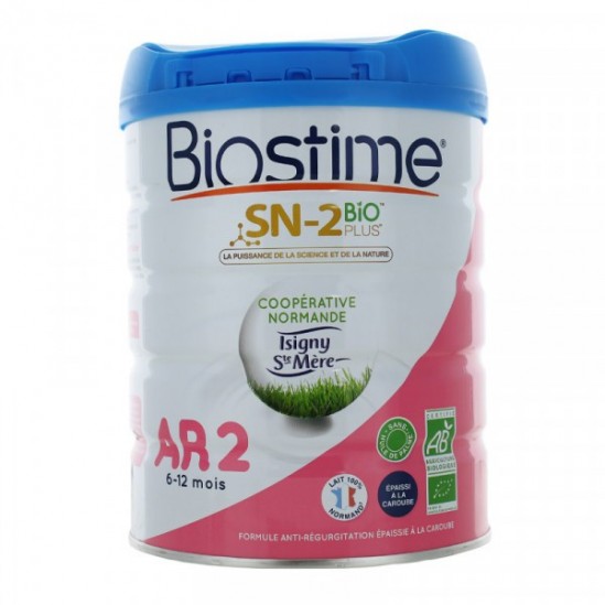 Biostime SN-2 bio plus AR2 6-12 mois 800g Biostime SN-2 bio plus AR2 6-12 mois 800g