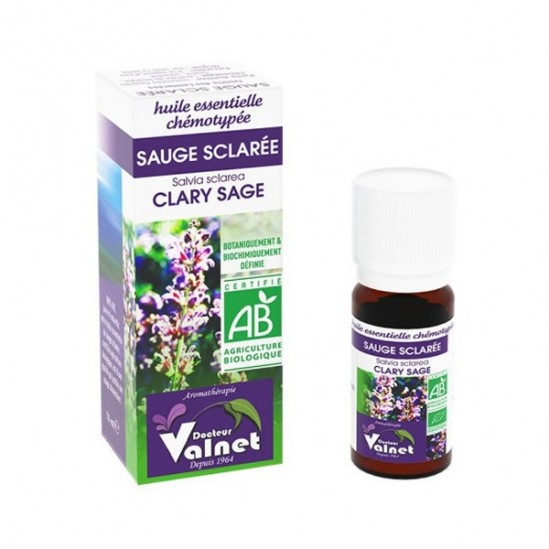 Docteur Valnet sauge sclarée huile essentielle flacon 10ml Docteur Valnet sauge sclarée huile essentielle flacon 10ml