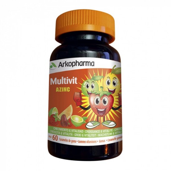 AZINC GOM MULTIVIT FRUITE 60 AZINC GOM MULTIVIT FRUITE 60