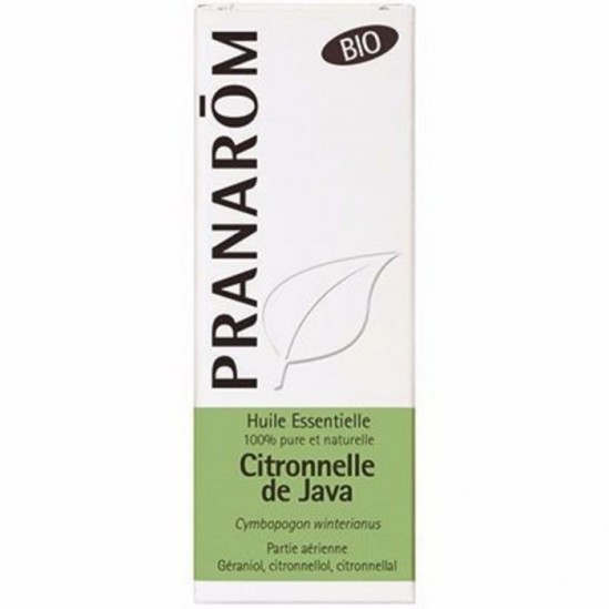 Pranarôm huile essentielle citronnelle de java bio 10ml Pranarôm huile essentielle citronnelle de java bio 10ml