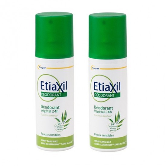 Cooper etiaxil déodorant végétal 24h spray 2x100ml Cooper etiaxil déodorant végétal 24h spray 2x100ml