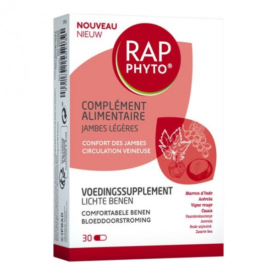 RAP PHYTO JAMBES LEGERES 30 Capsules RAP PHYTO JAMBES LEGERES 30 Capsules