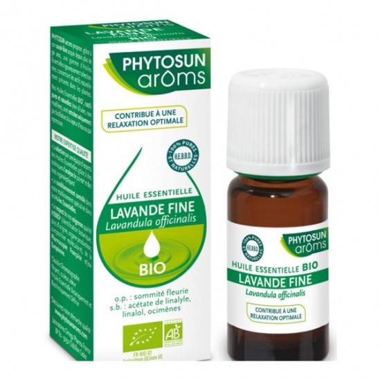 Phytosun arôms huile essentielle lavande fine bio 30ml Phytosun arôms huile essentielle lavande fine bio 30ml