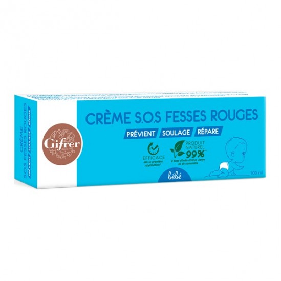 Gifrer crème s.o.s fesses rouges bébé 100ml Gifrer crème s.o.s fesses rouges bébé 100ml