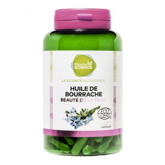 Pharmascience huile de bourrache 120 capsules Pharmascience huile de bourrache 120 capsules