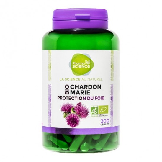 Pharmascience chardon marie bio 200 gélules Pharmascience chardon marie bio 200 gélules
