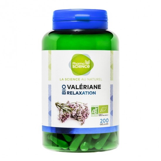Pharmascience valériane bio relaxation 200 gélules Pharmascience valériane bio relaxation 200 gélules