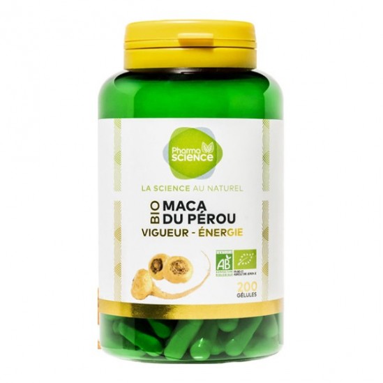 Pharmascience maca du pérou vigueur - énergie 200 gélules Pharmascience maca du pérou vigueur - énergie 200 gélules