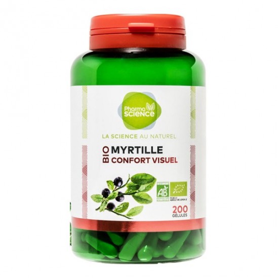 Pharmascience myrtille bio confort visuel 200 gélules Pharmascience myrtille bio confort visuel 200 gélules