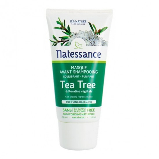Natessance masque avant-shampooing équilibrant purifiant tea tree 150ml Natessance masque avant-shampooing équilibrant purifiant tea tree 150ml