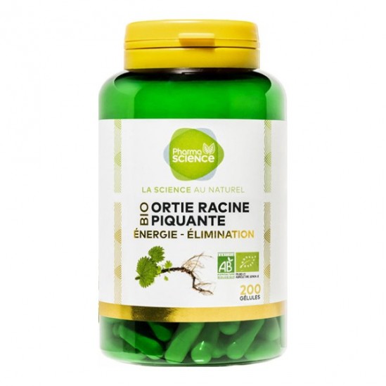 Pharmascience ortie racine piquante bio 200 gélules Pharmascience ortie racine piquante bio 200 gélules