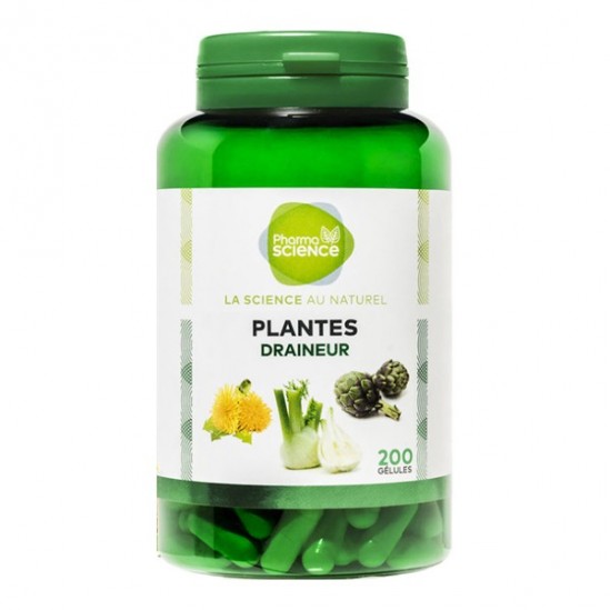 Pharmascience plantes draineur 200 gélules Pharmascience plantes draineur 200 gélules