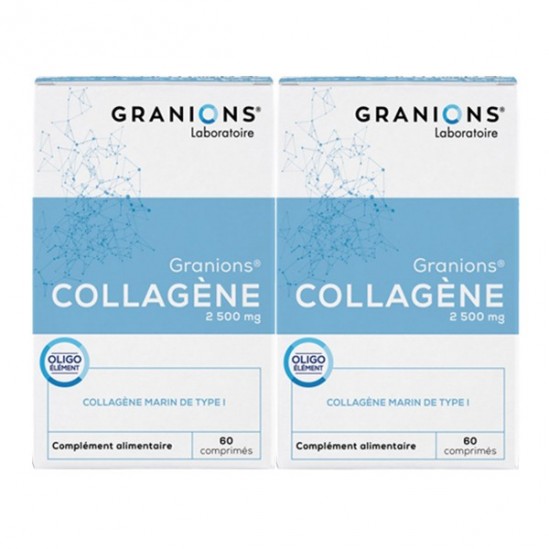 Granions collagène marin de type 1 lot 2x60 comprimés Granions collagène marin de type 1 lot 2x60 comprimés